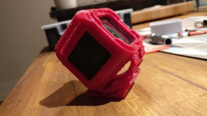 GoPro Session mount adjustable angle | 3d print model