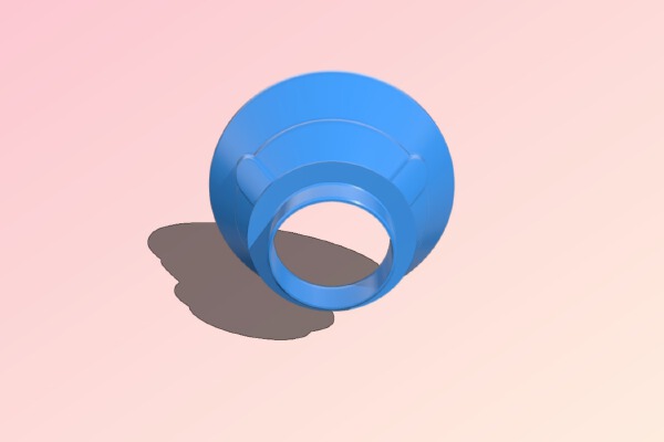 Thermomix TM5 Funnel with a seat for the original cup | 3d print model