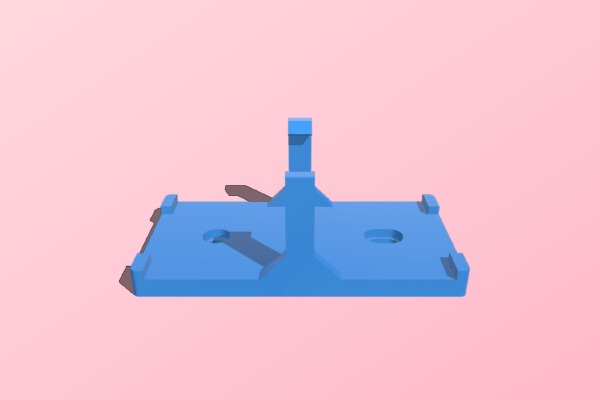 Graupner R-16 HoTT bracket | 3d print model