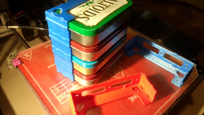 Merged Modular Altoids Tin Storage Rack | 3d print model