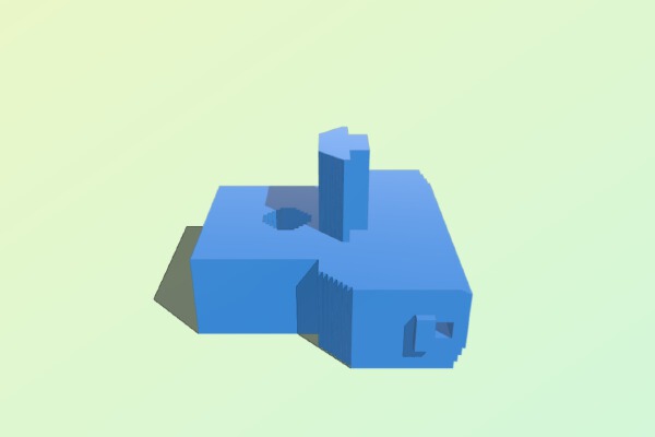 (3D Slash) Al_extrusion_v_slot_tabs | 3d print model