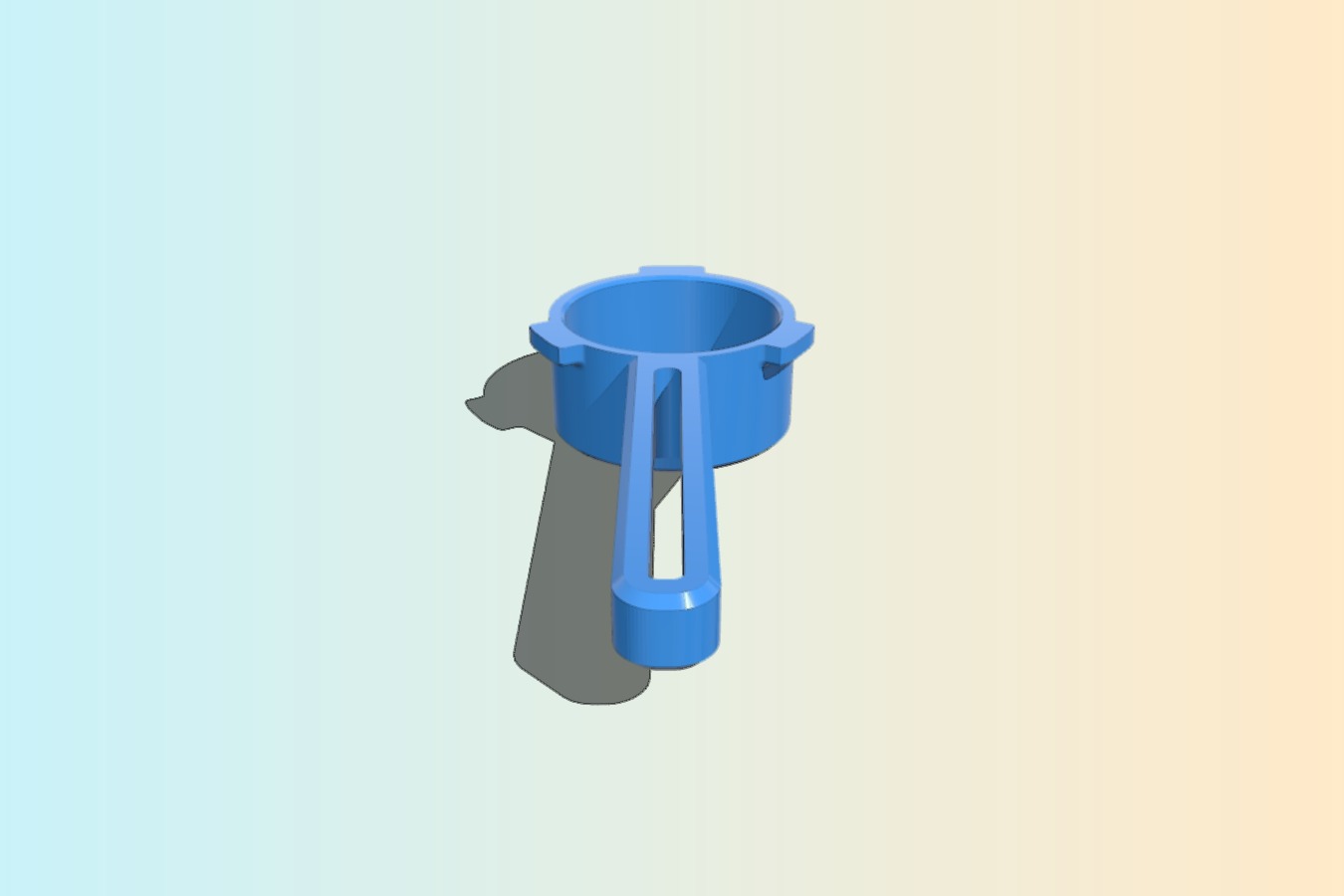 Naked portafilter basket for 54mm Breville espresso makers