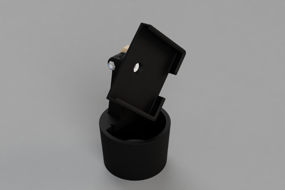 Samsung Galaxy S5 & S7 mount for VW Lupo Cupholder turnable