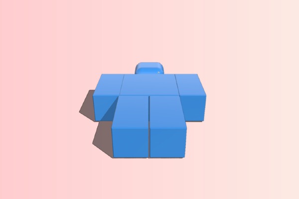 Roblox Character Plain | 3d print model