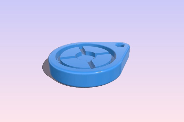 TF2 Token_ Keychain (1 piece version) | 3d print model