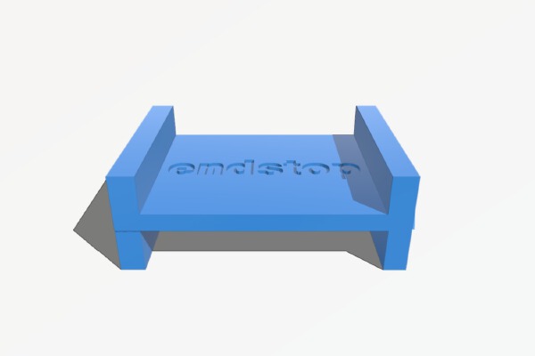 SNAPFIT X endstop adjuster for Anet a8AFTER FEB 2017 or 20mm | 3d print model