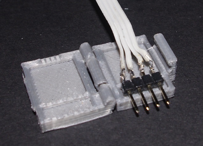 Parameterised header pin cover