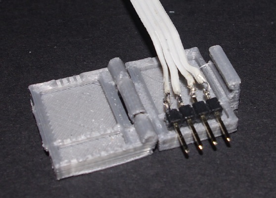 Parameterised header pin cover | 3d print model