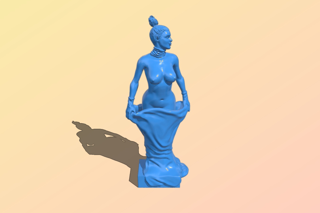 Woman and dress