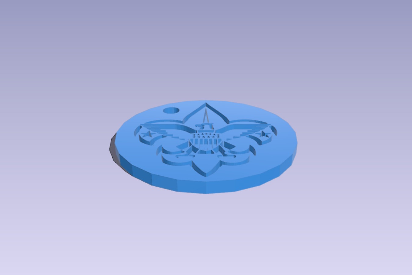 Boy Scout Logo keychain