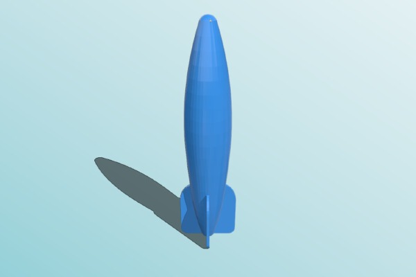 Torpedo pool toy | 3d print model