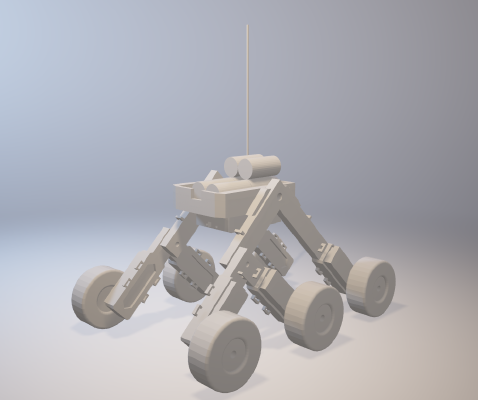 Rocker Bogie RC Mars Rover | 3d print model