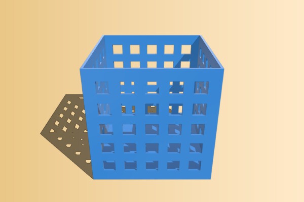 Easy to print yet powerful parametric container | 3d print model