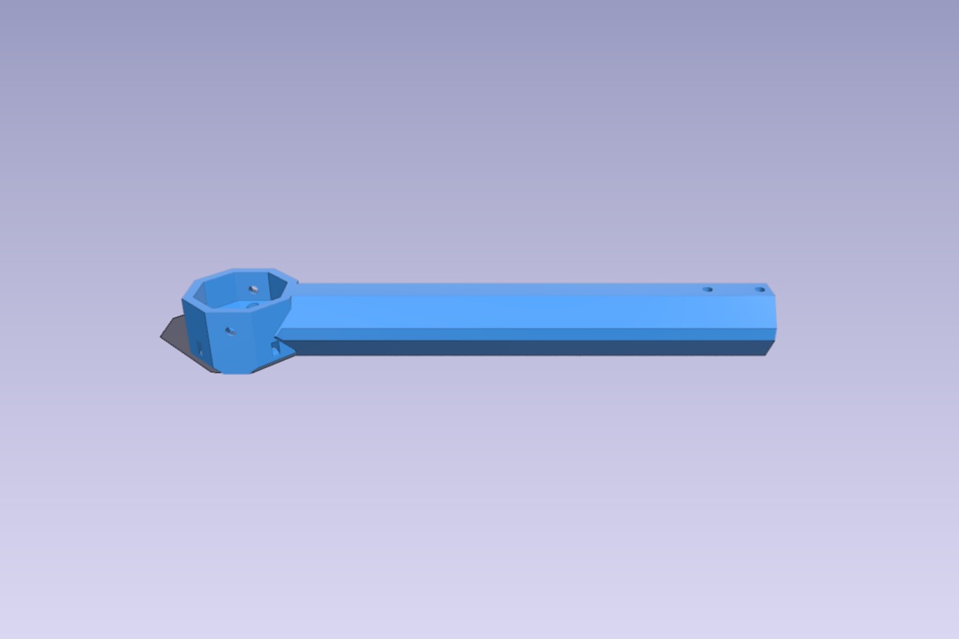 T4 Quad Arm for CF2822 Motors (22 mm hole spacing)