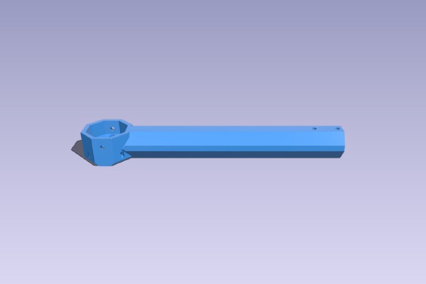 T4 Quad Arm for CF2822 Motors (22 mm hole spacing) | 3d print model
