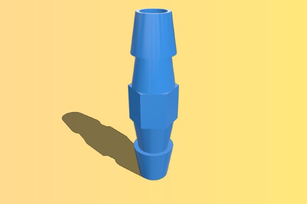 My Customized Pipe _ Tube _ Hose Connector Generator12 5 | 3d print model