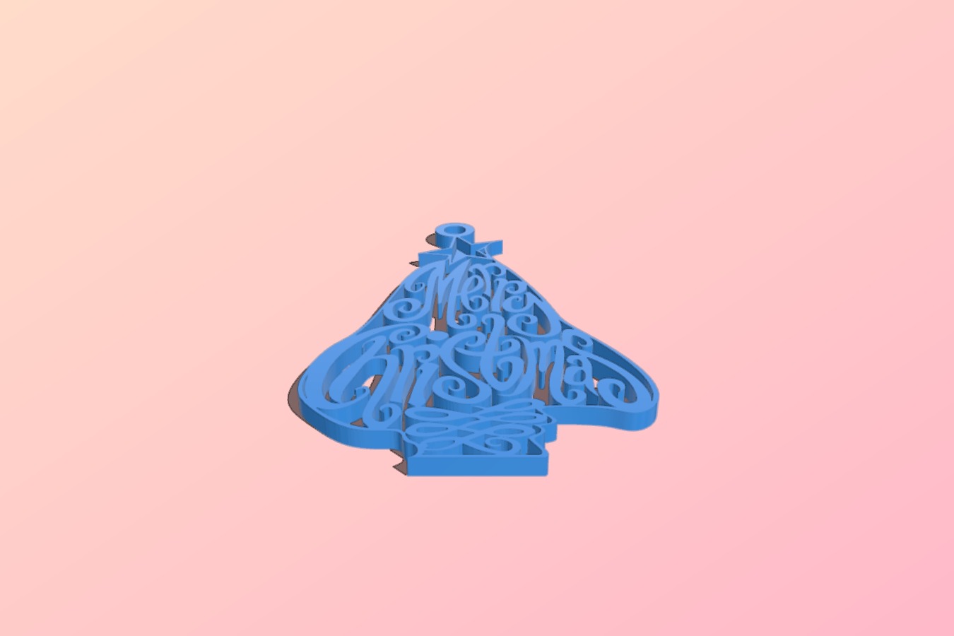 Merry Christmas Tree Hanger
