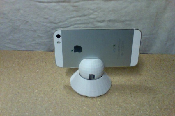 Pivoting ball joint stand for a phone | 3d print model