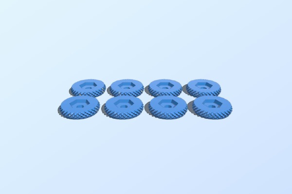 Tantilus Bed Thumb Screws | 3d print model