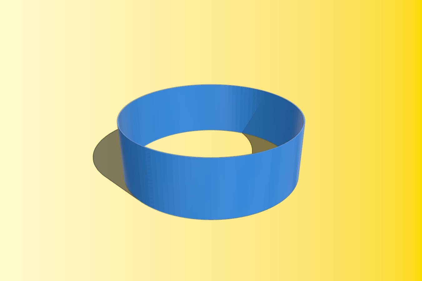 Calibration ring thin wall