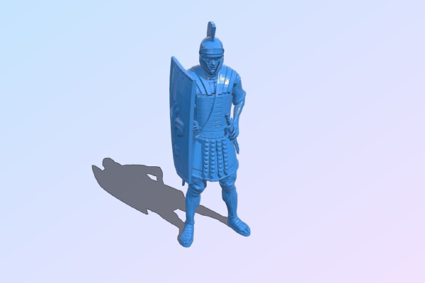 The leader of the warrior | 3d print model