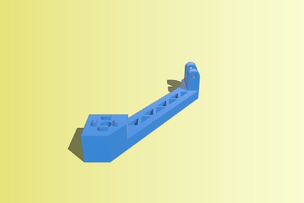 Sidewinder X1 Logitech C270 Webcam mount | 3d print model