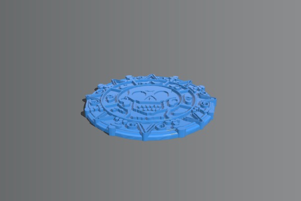 Pirate medallion | 3d print model