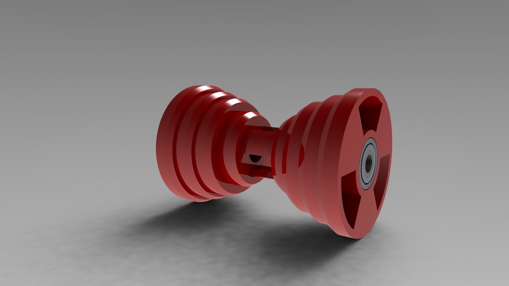 adjustable spool holder with low friction