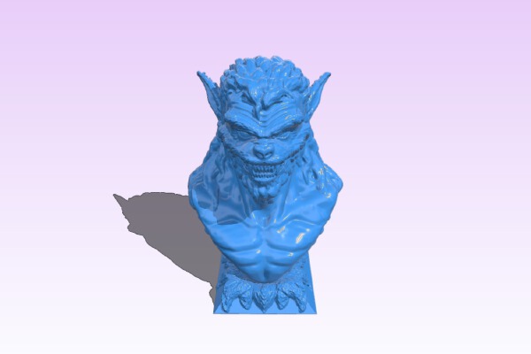 Werewolf bust | 3d print model