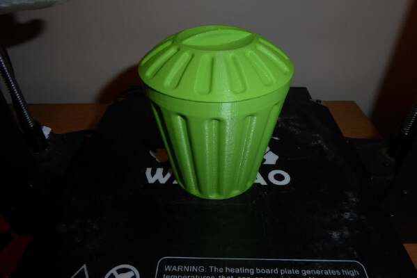 Desk Bin _ Trash Can | 3d print model