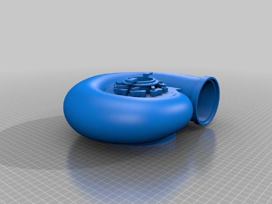  Francis turbine complete - Spiral hydro turbine complet | 3d print model