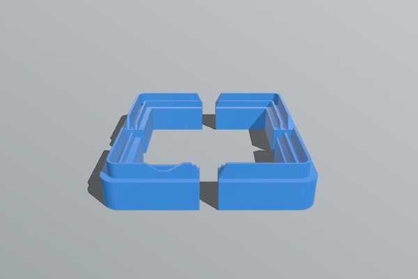 Robo3D auto-levelling bed, reprapdiscount LCD case custom fit | 3d print model