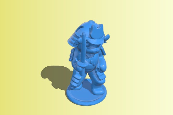 samurai cat | 3d print model