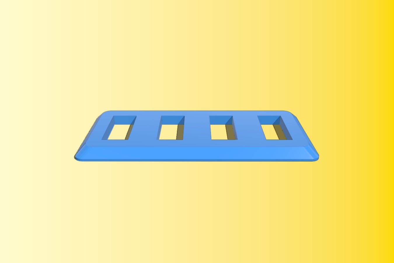 4x Usb port frame