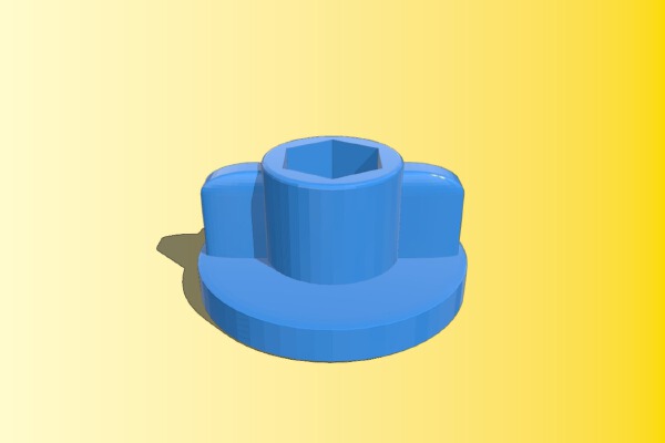 Ecrou Batterie Avensis | 3d print model