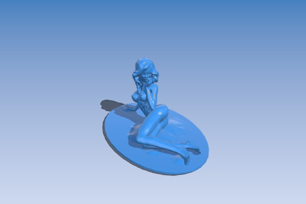 New miss lying | 3d print model