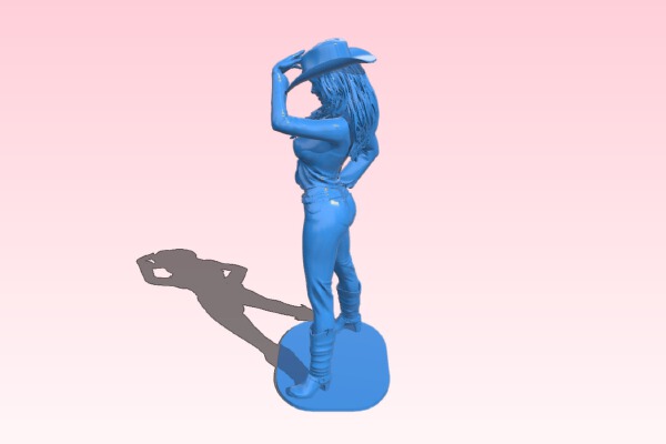 Cow girl | 3d print model