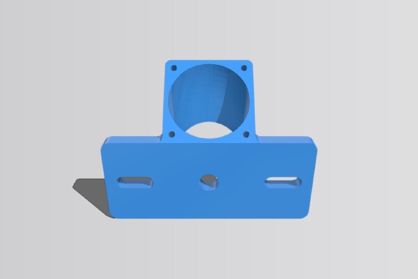 BPS Extruder Adapter with Fan Mount | 3d print model