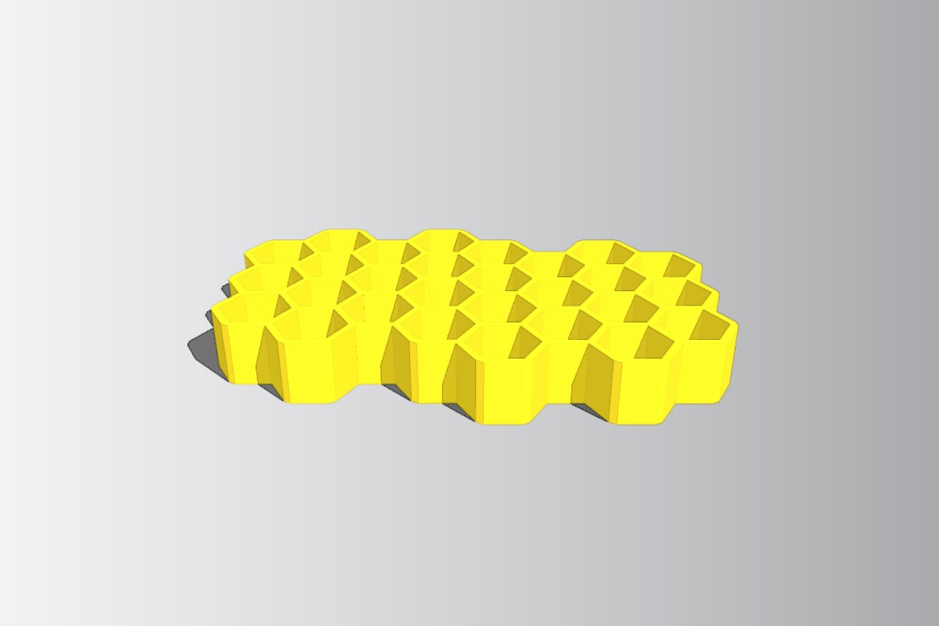 Honeycomb wall-mounted storage box