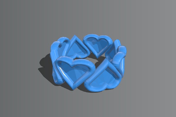 Heart Ring | 3d print model