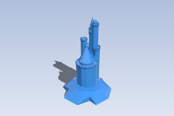 My Customized Fantastic Medieval Castle Generator v1 | 3d print model