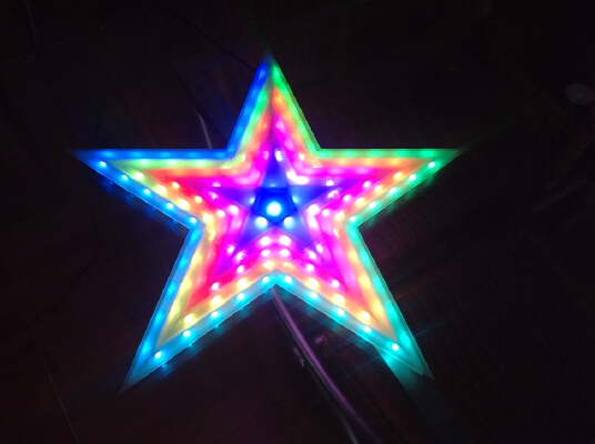 RGB LED MegaStar | 3d print model
