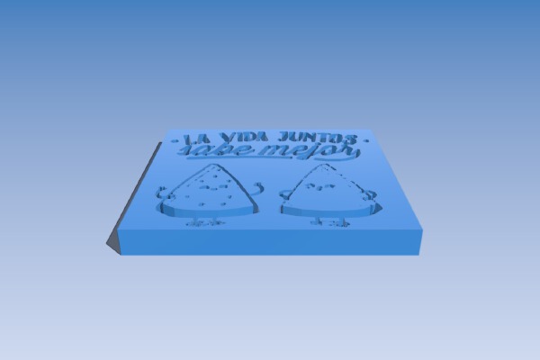 Mr Wonderfull - La vida Juntos sabe Mejor | 3d print model