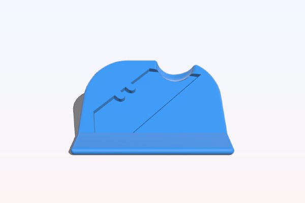 60° Fold Foamboard Cutter | 3d print model