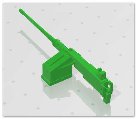 M2 Browning (.50 BMG) 1_23 | 3d print model