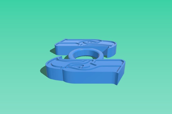 Seattle Seahawks Fidget Spinner - Wingnut2k | 3d print model