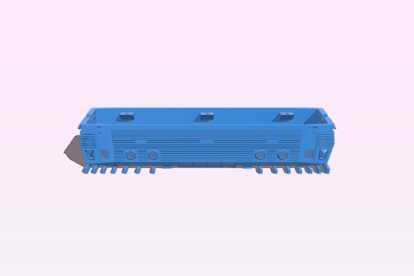 H0 electric locomotive ŠKODA ČD 363 | 3d print model