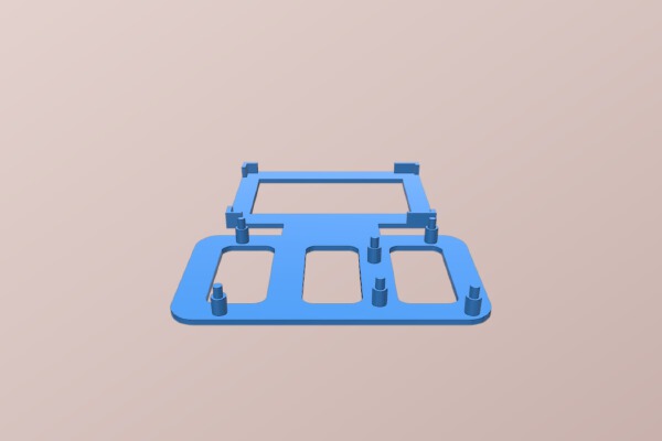 miniBreadboard mount for Arduino Mega | 3d print model