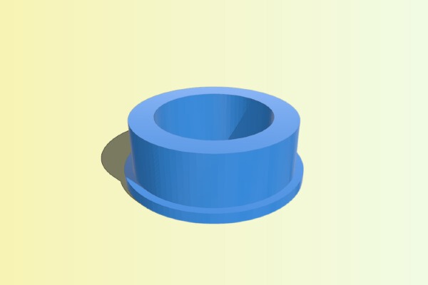 z608 bearing adapter for filament spool | 3d print model