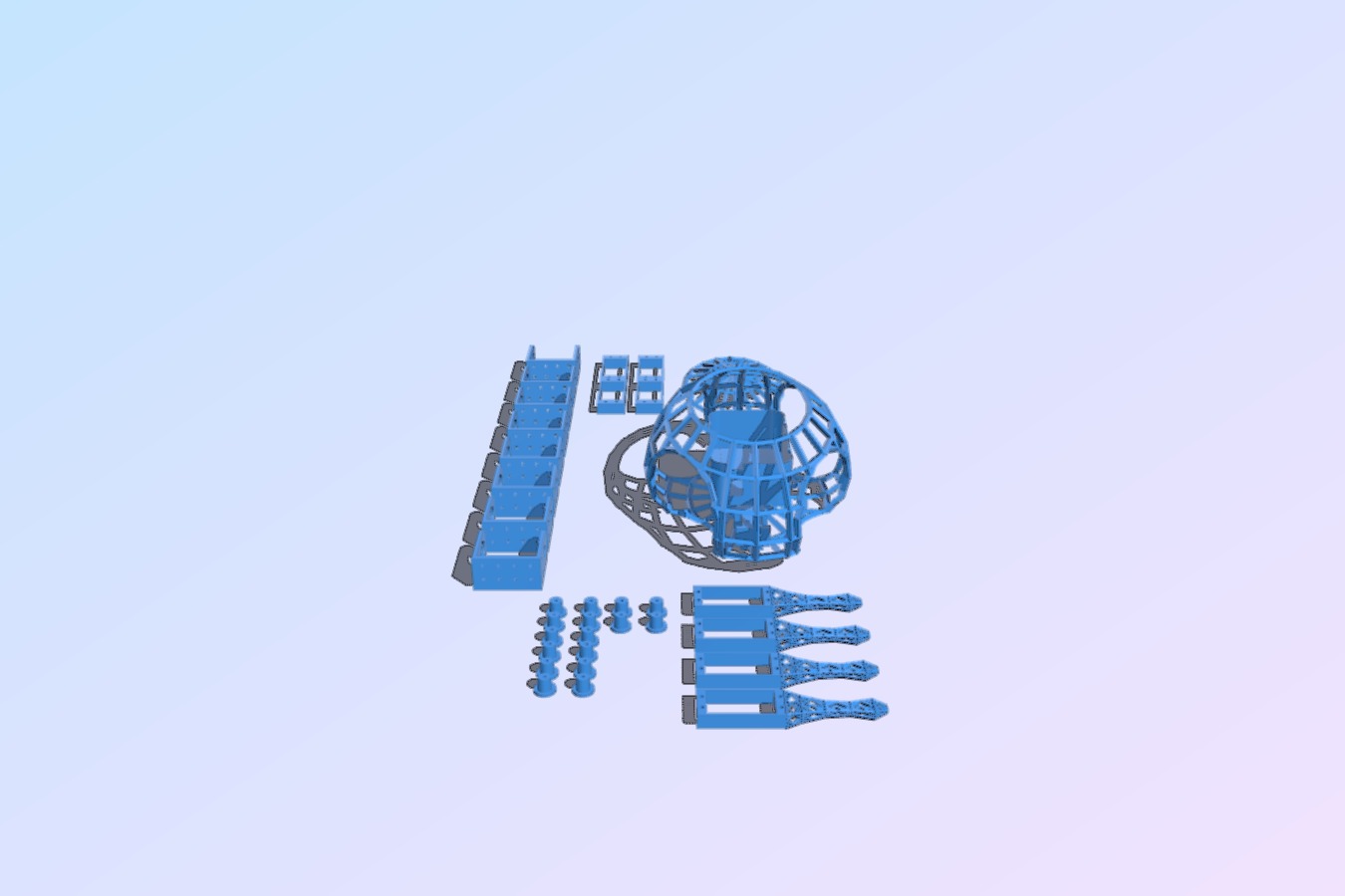 Little QUADWALKER (arduino)
